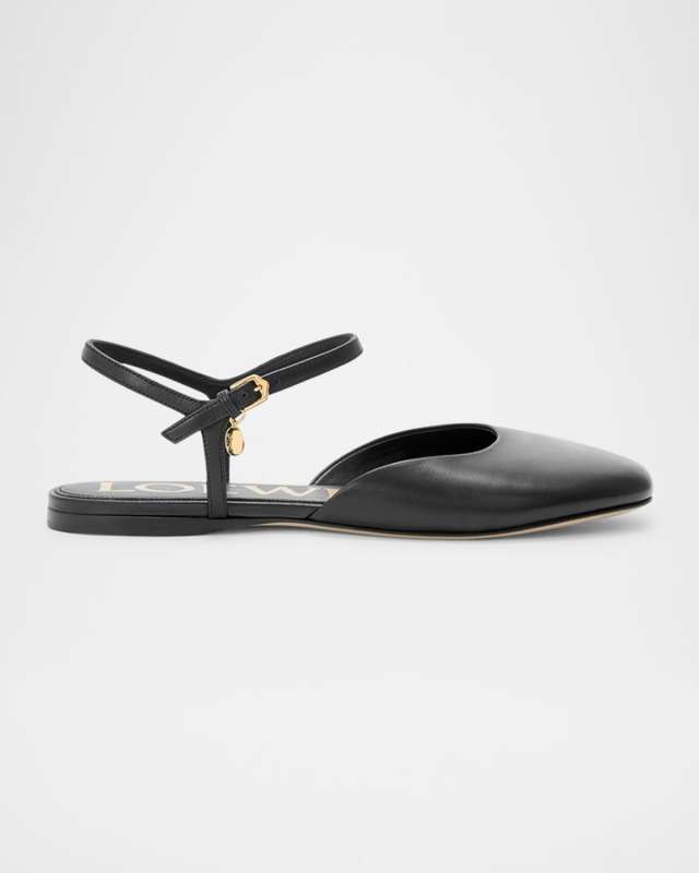Toy Ankle-Strap Ballerina Flats